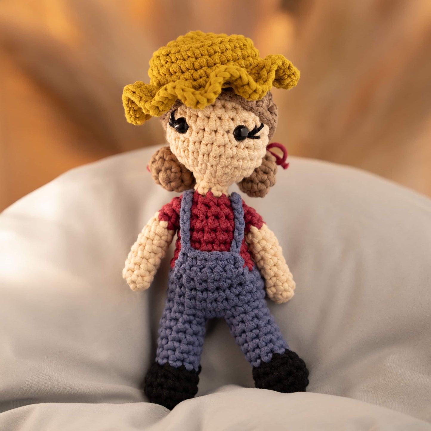 Dottie the Farmer - Farmhouse Amigurumi Crochet Kit for Beginners
