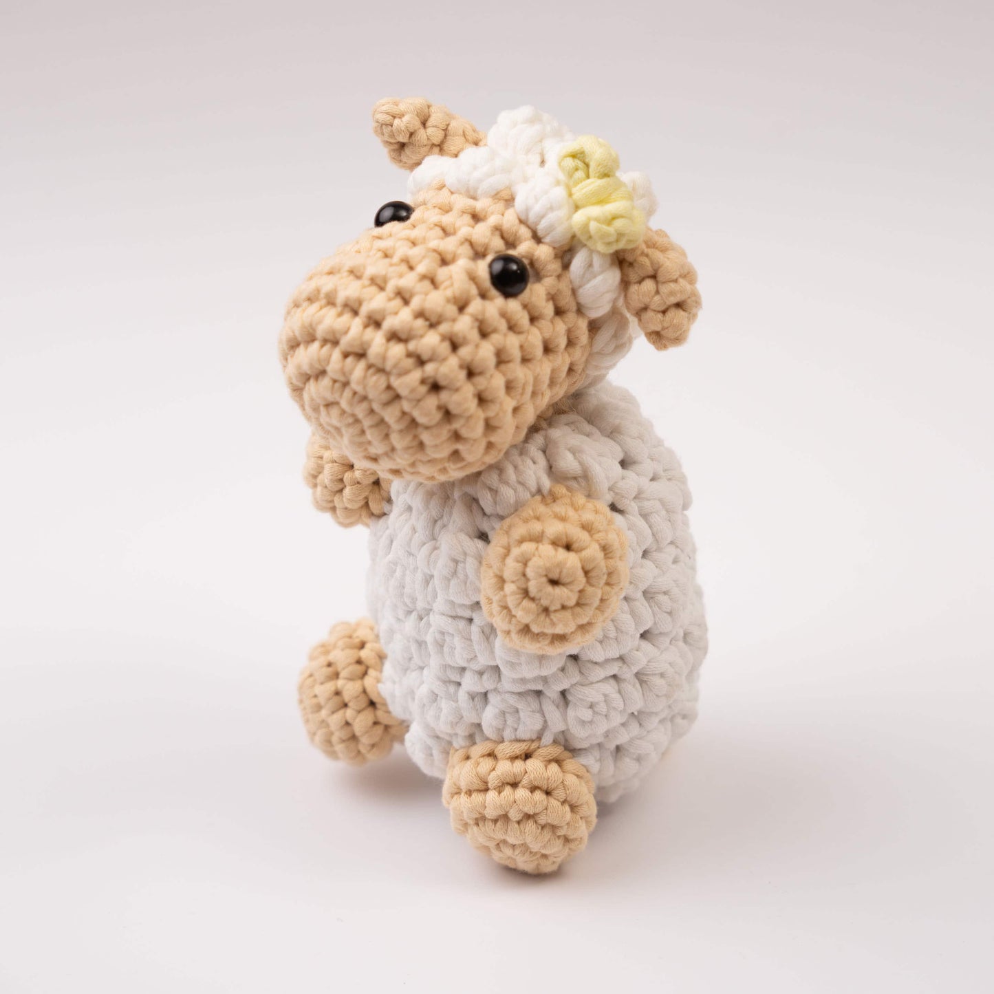 Sherri the Sheep - Farmhouse Amigurumi Crochet Kit for Beginners