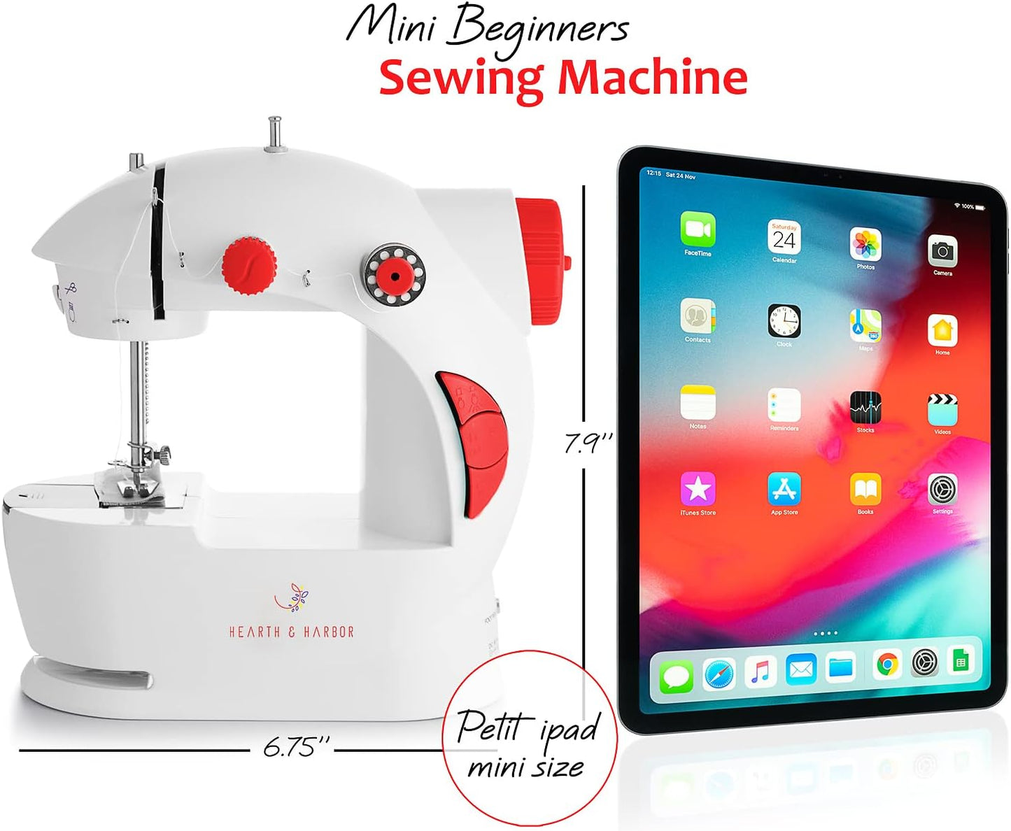 Beginners Small Sewing Machine + Kit