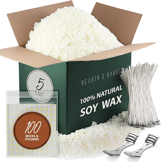 Soy Candle Wax for Candle Making - 5 Lbs