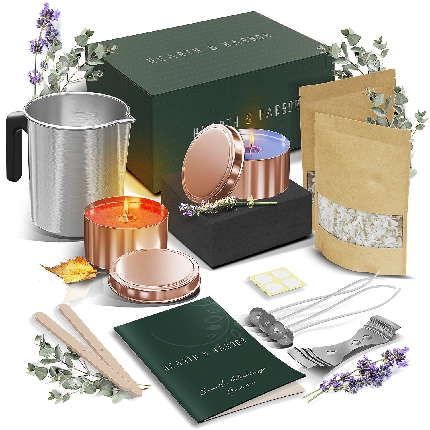 Soy Candle Making Kit and Guide