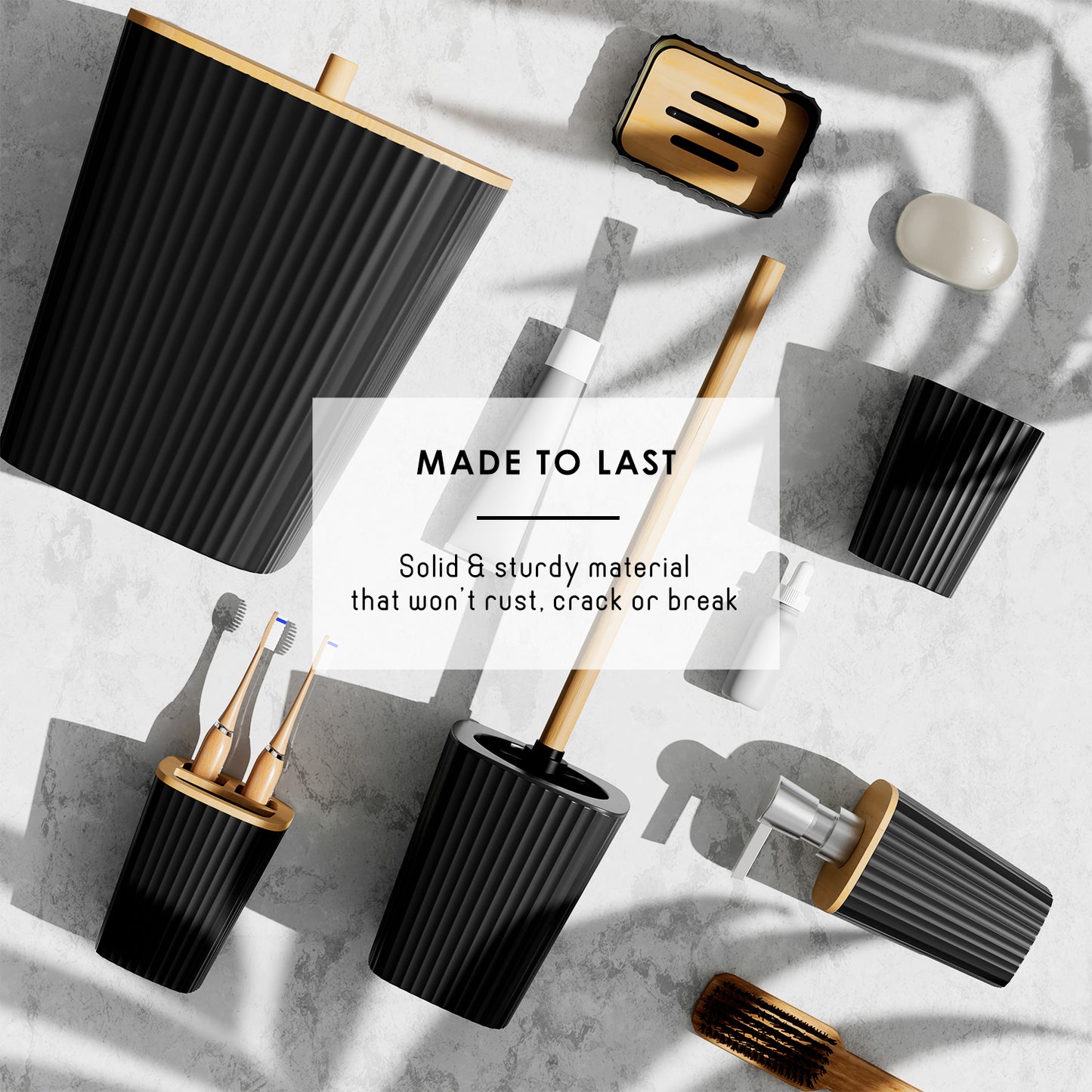 Bamboo Bathroom Sets