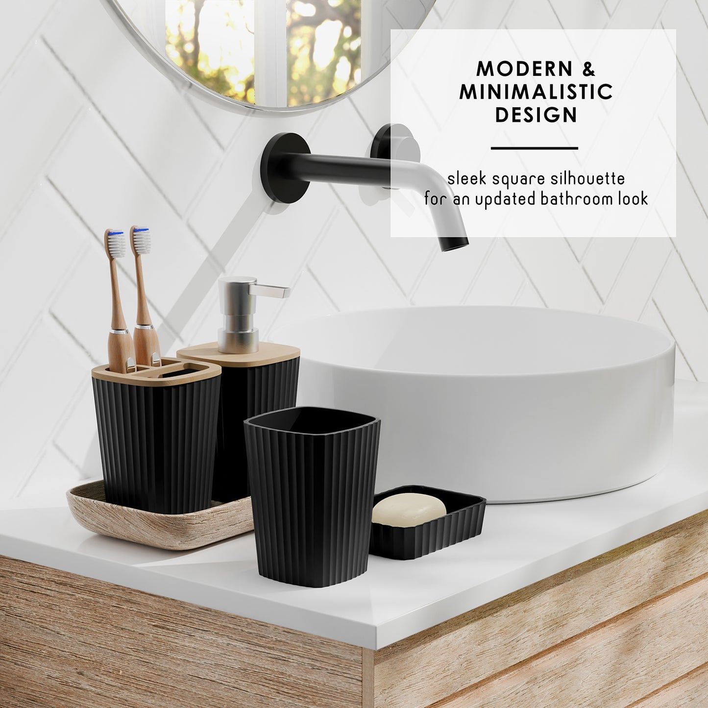 Bamboo Bathroom Sets