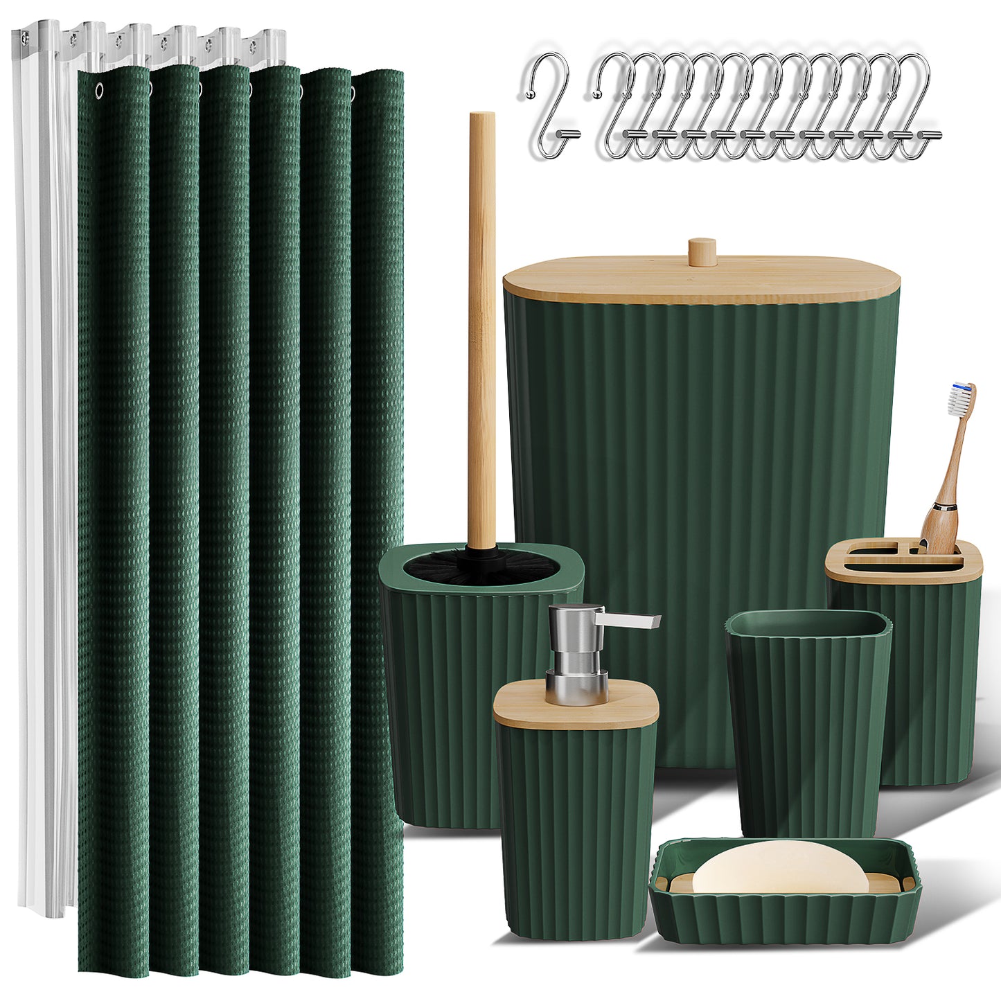 Bamboo Bathroom Sets