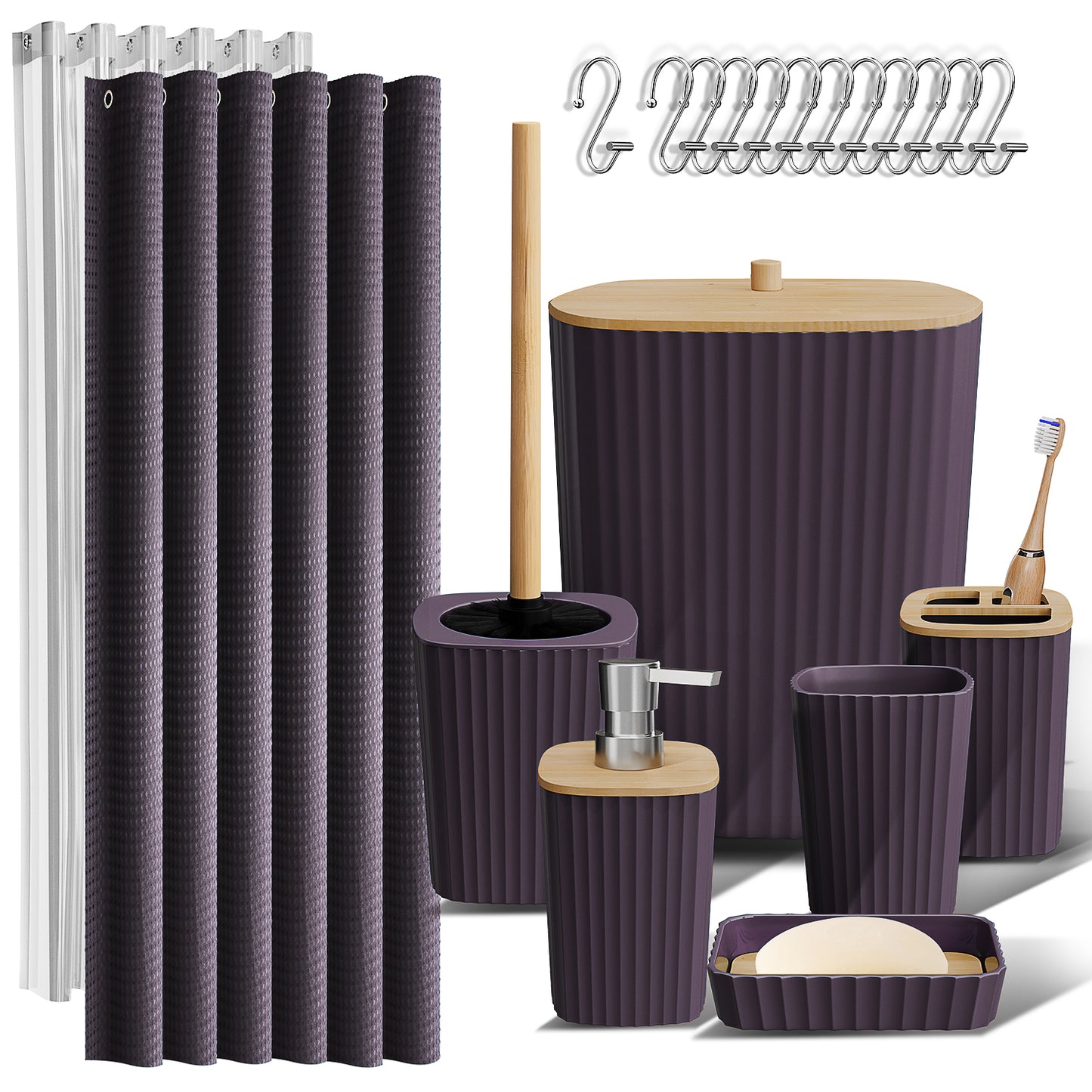 Bamboo Bathroom Sets