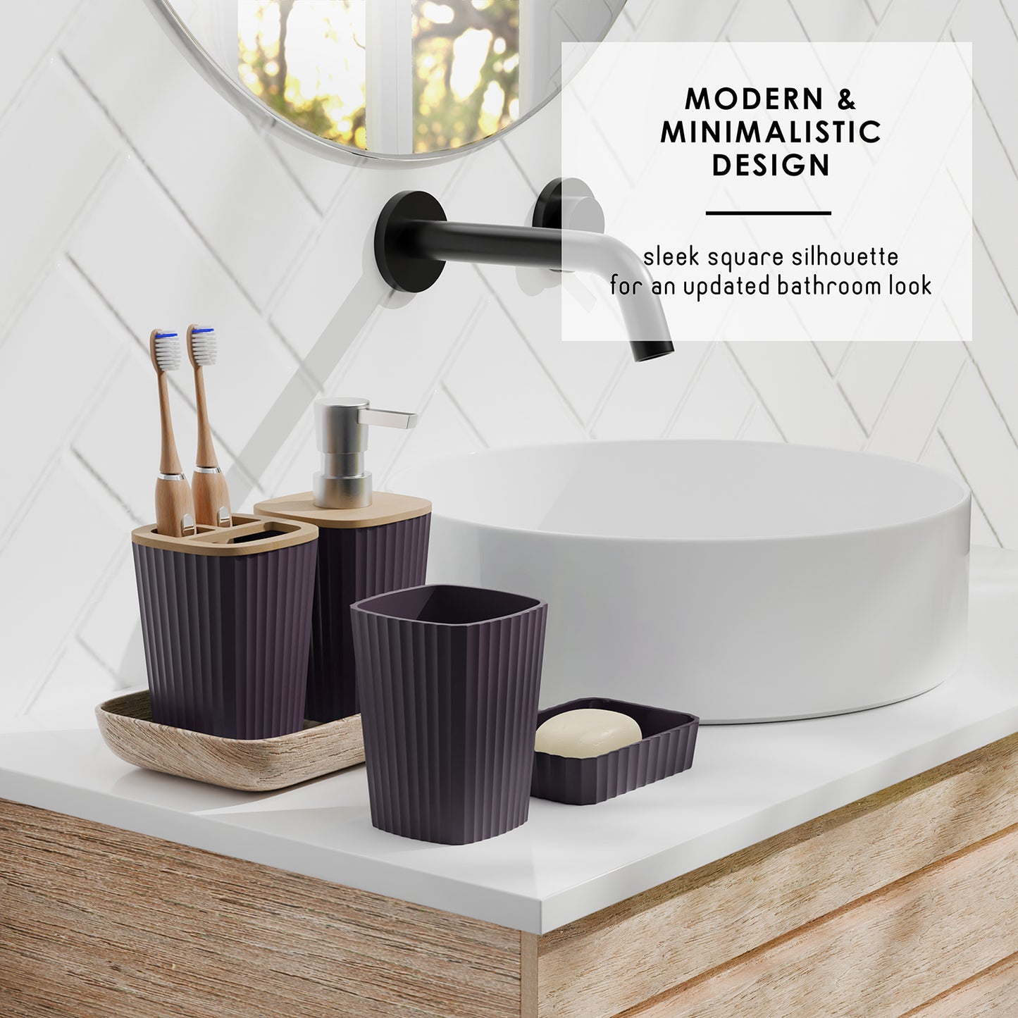 Bamboo Bathroom Sets