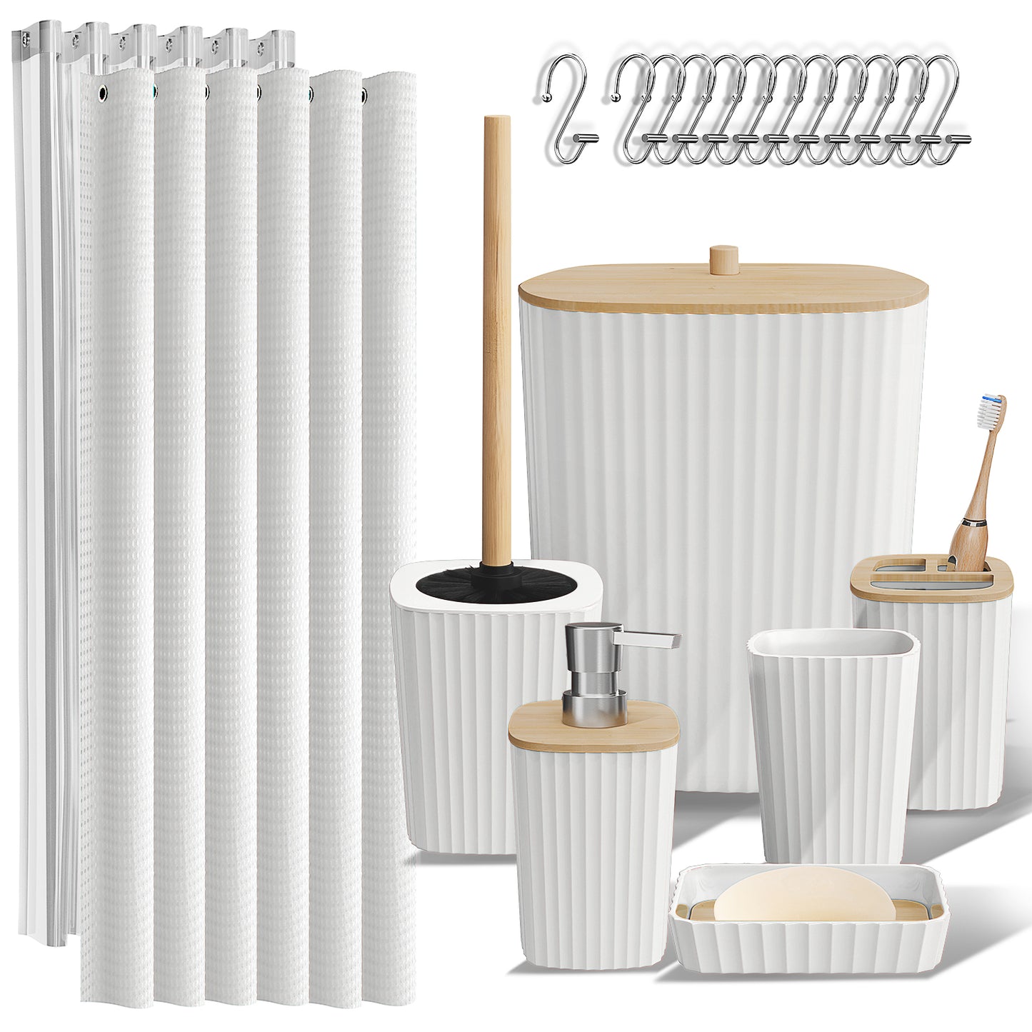 Bamboo Bathroom Sets