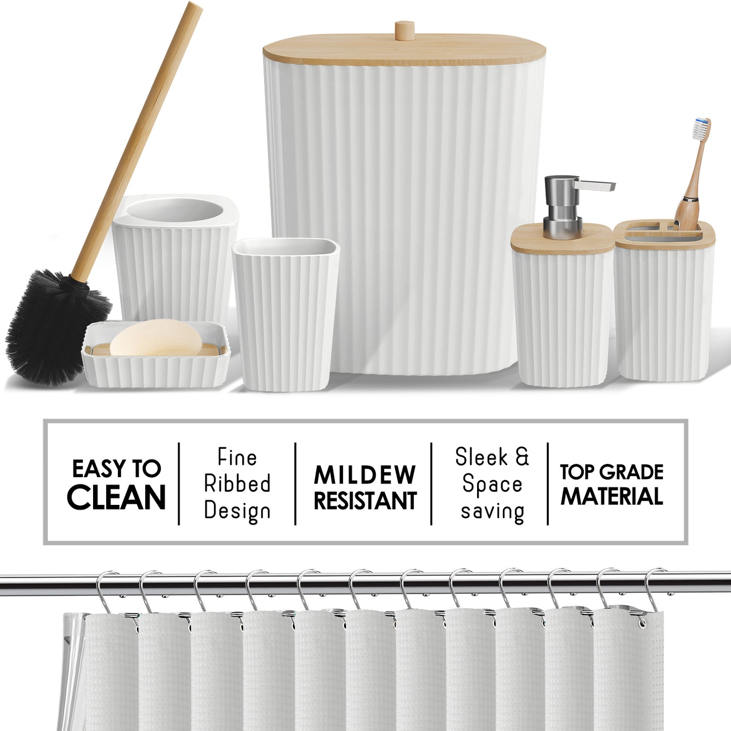 Bamboo Bathroom Sets