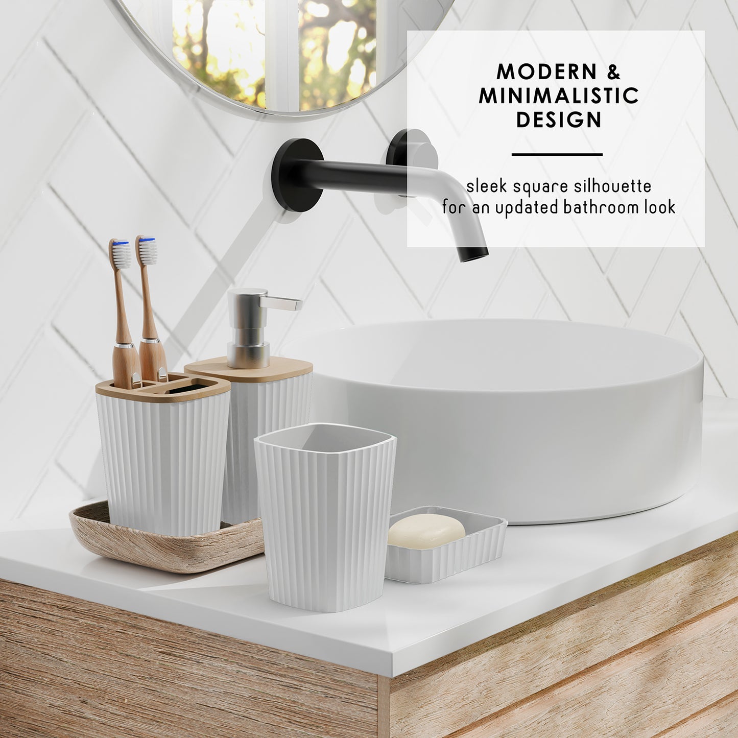 Bamboo Bathroom Sets