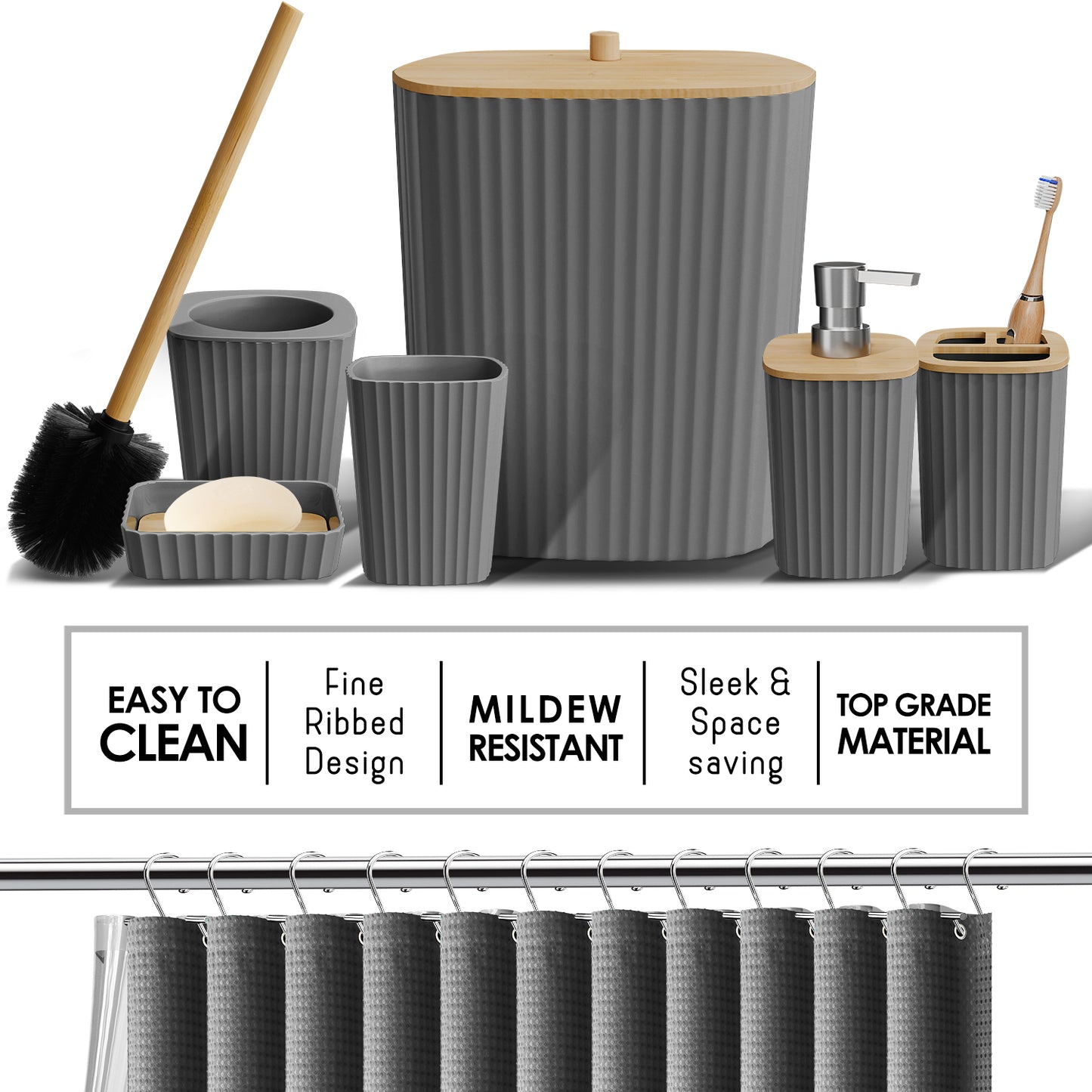 Bamboo Bathroom Sets