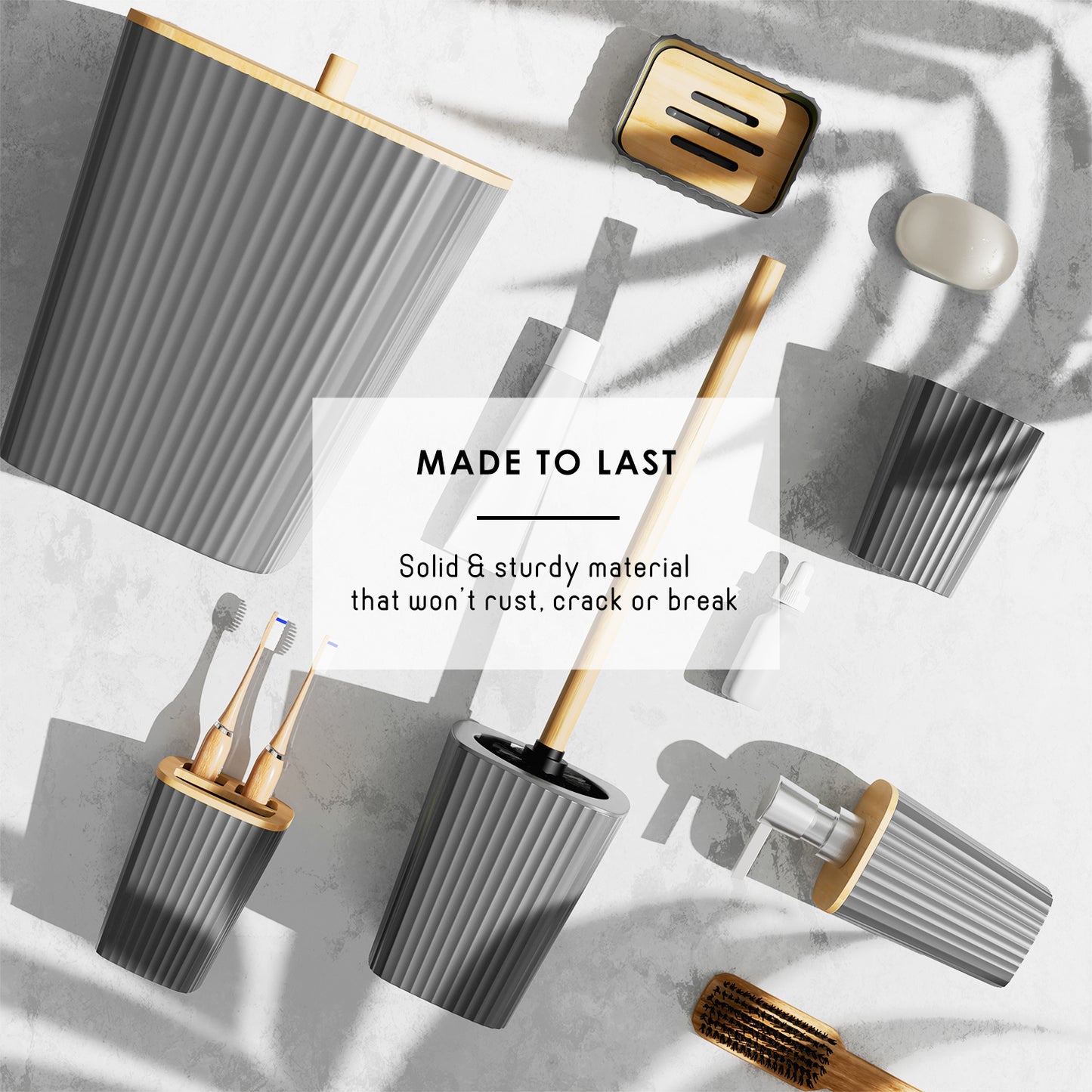 Bamboo Bathroom Sets