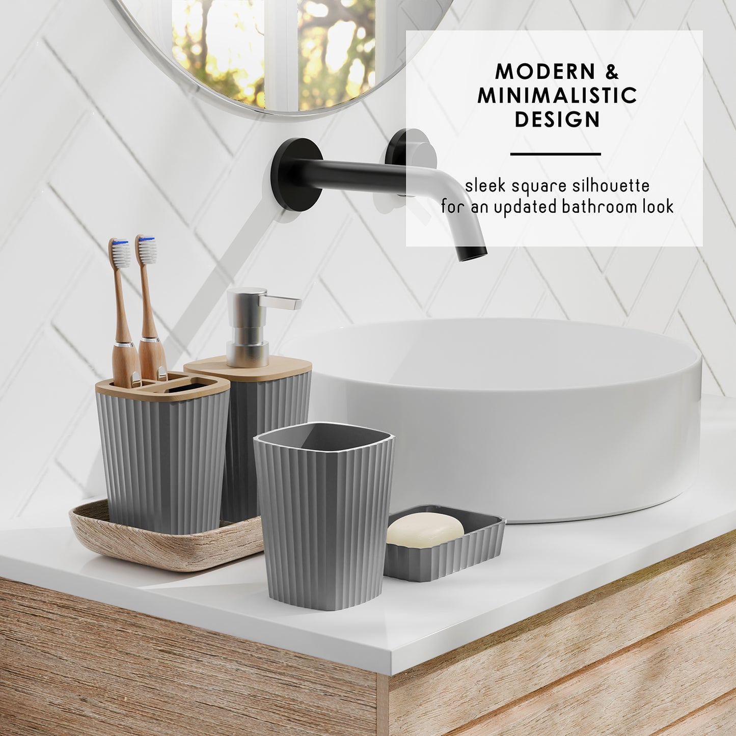 Bamboo Bathroom Sets