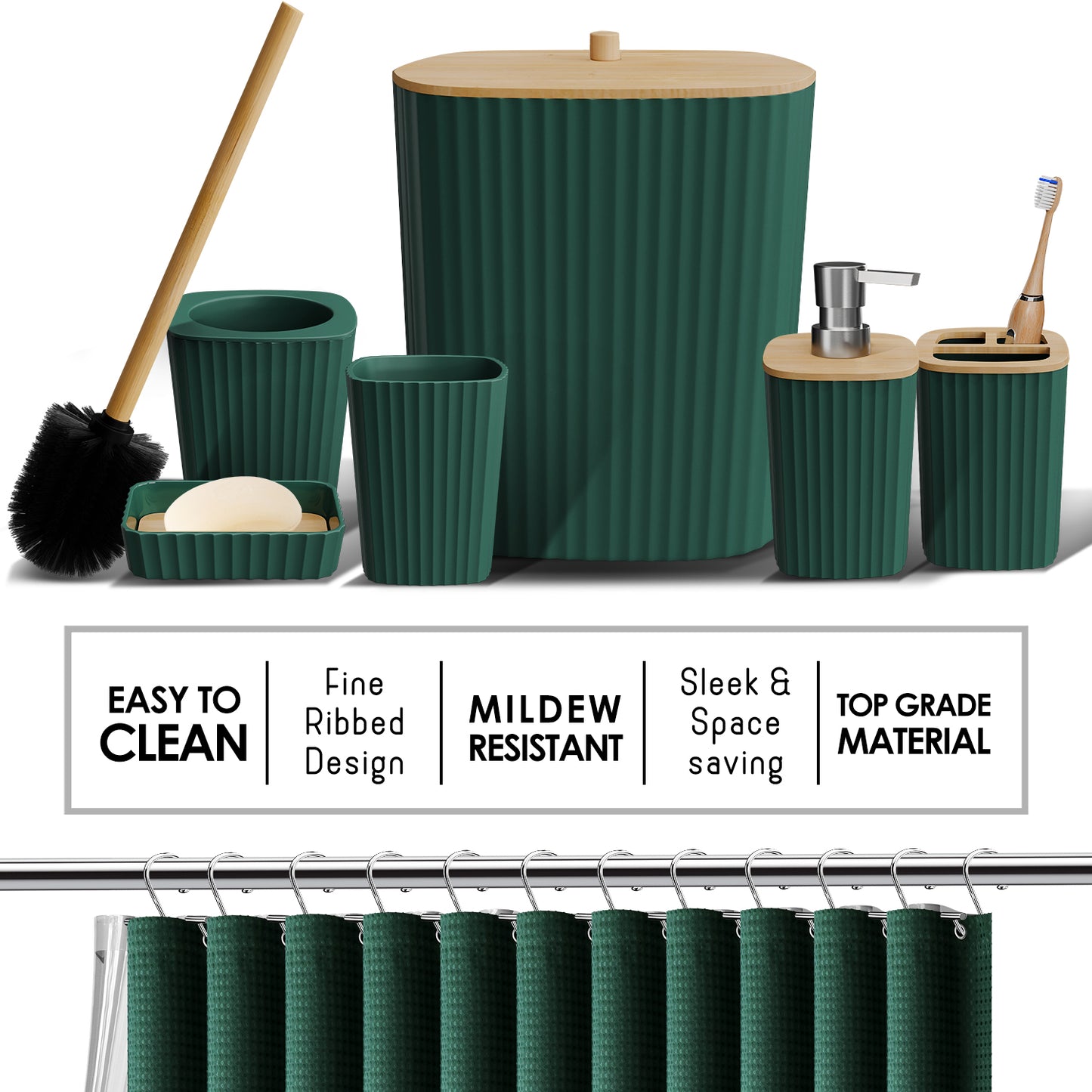 Bamboo Bathroom Sets
