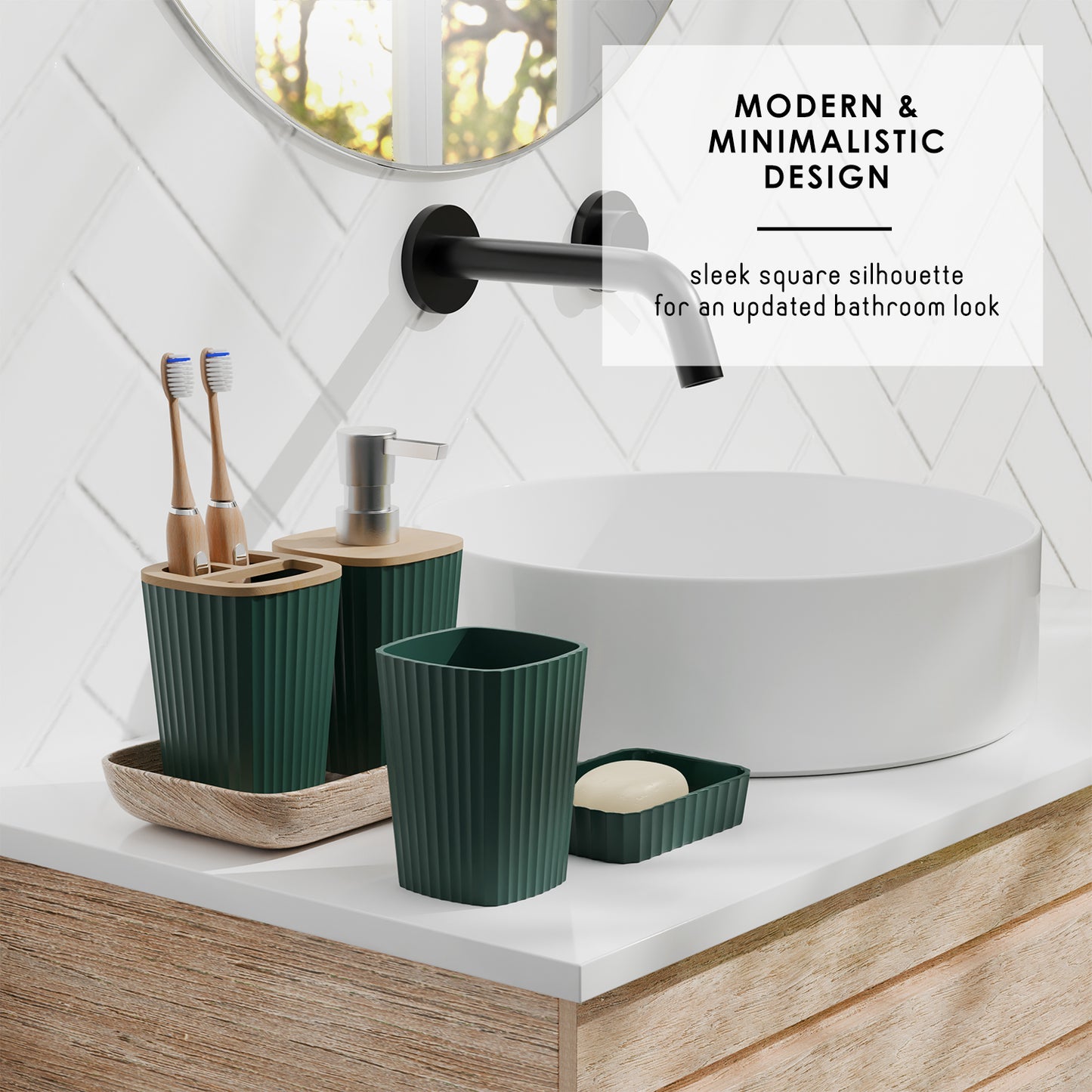 Bamboo Bathroom Sets