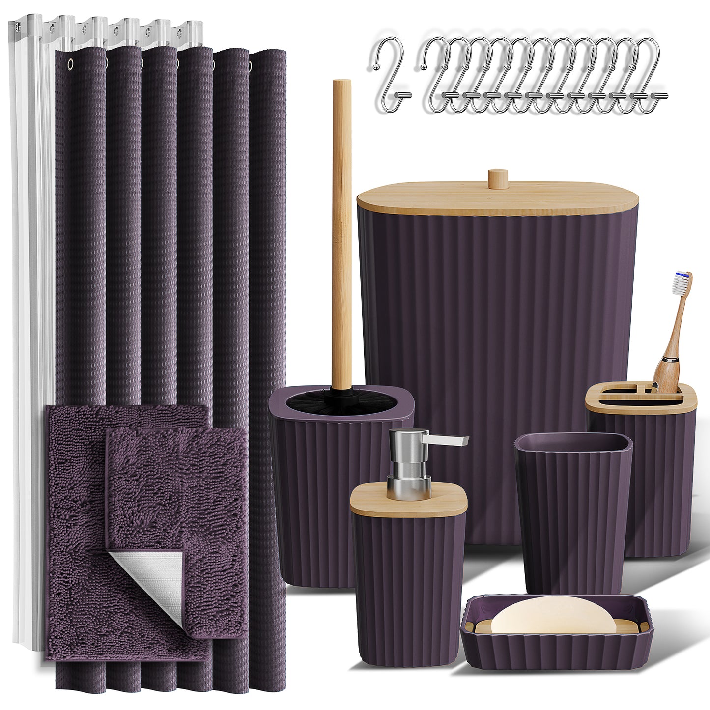 Bamboo Bathroom Sets