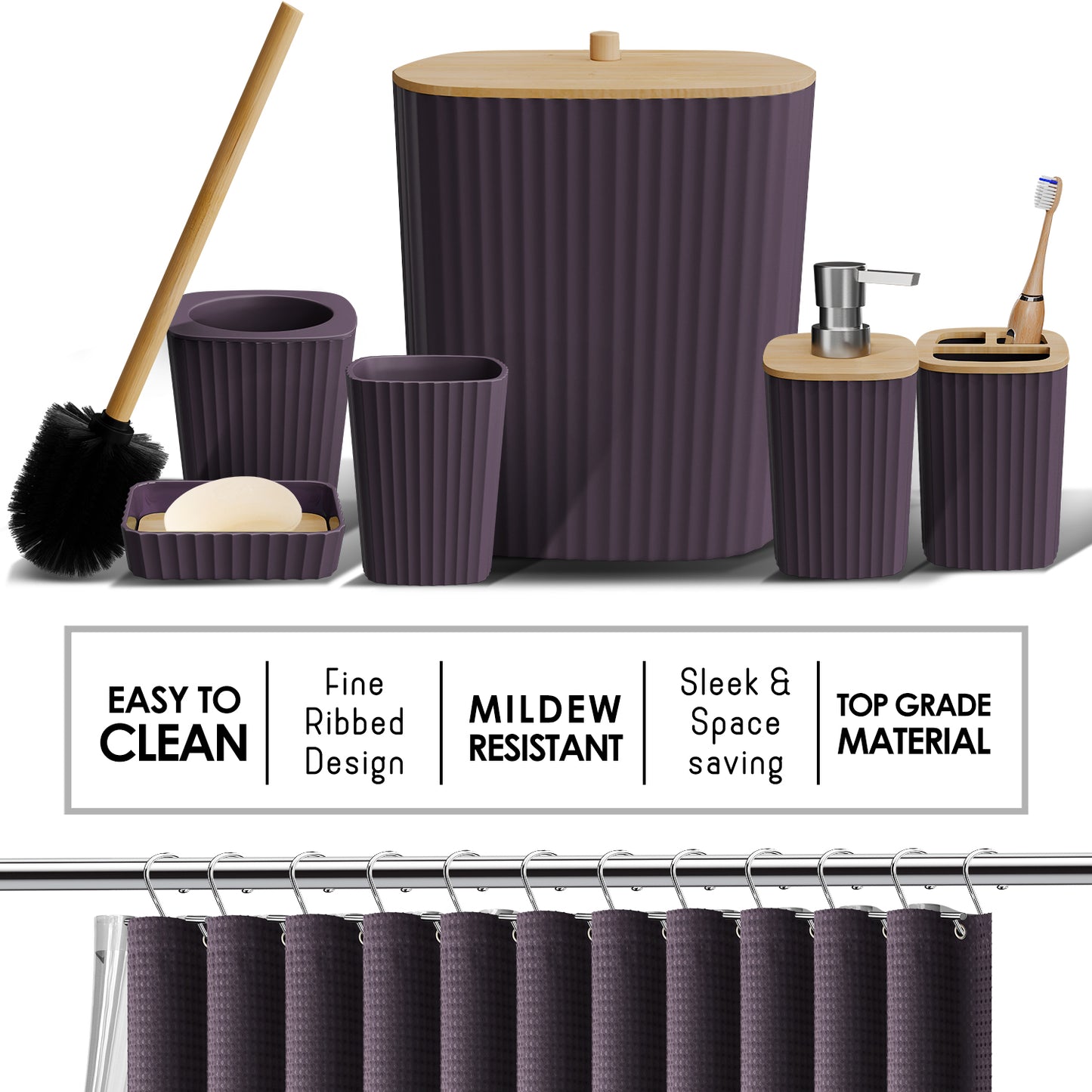 Bamboo Bathroom Sets