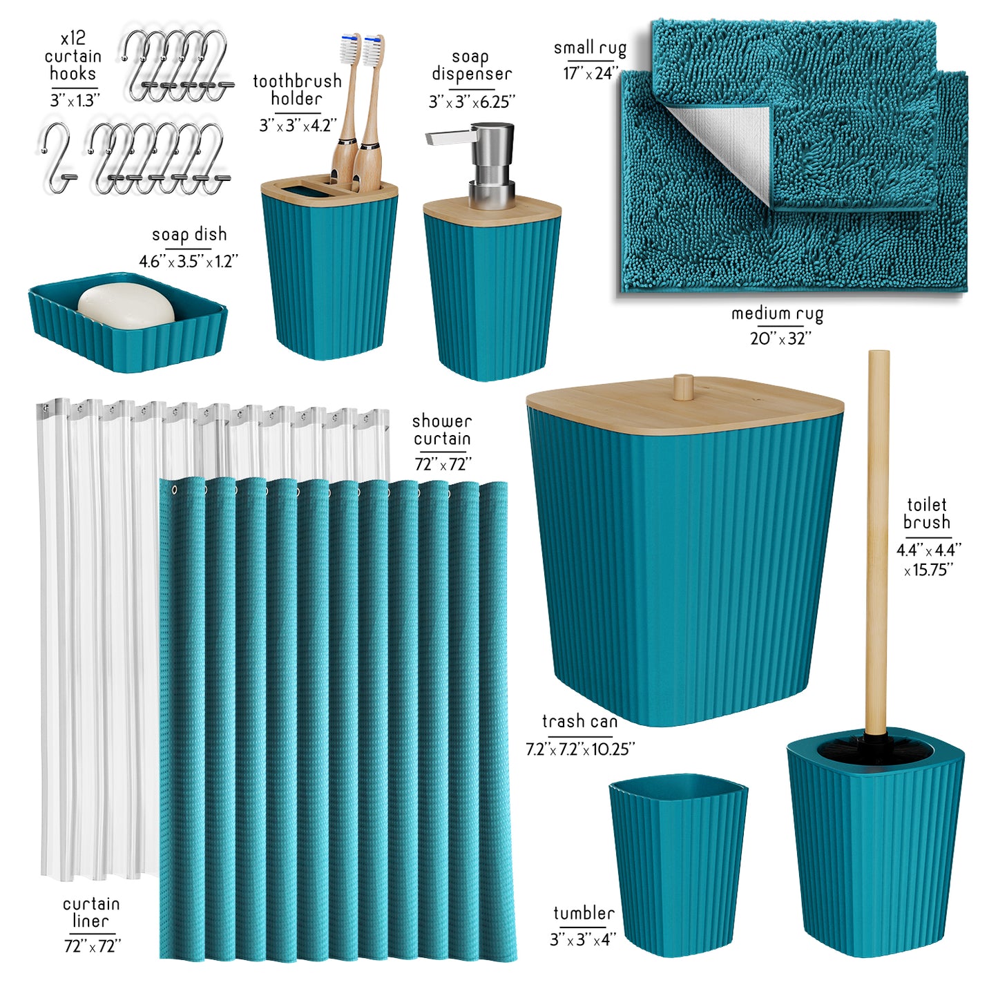 Bamboo Bathroom Sets