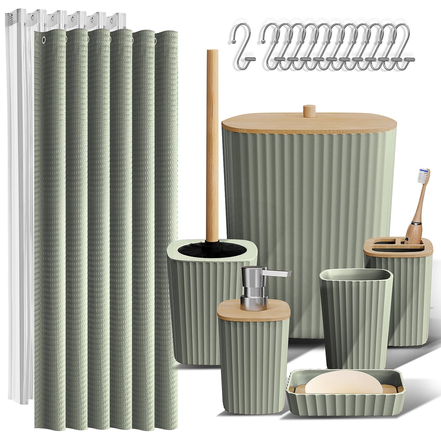 Bamboo Bathroom Sets