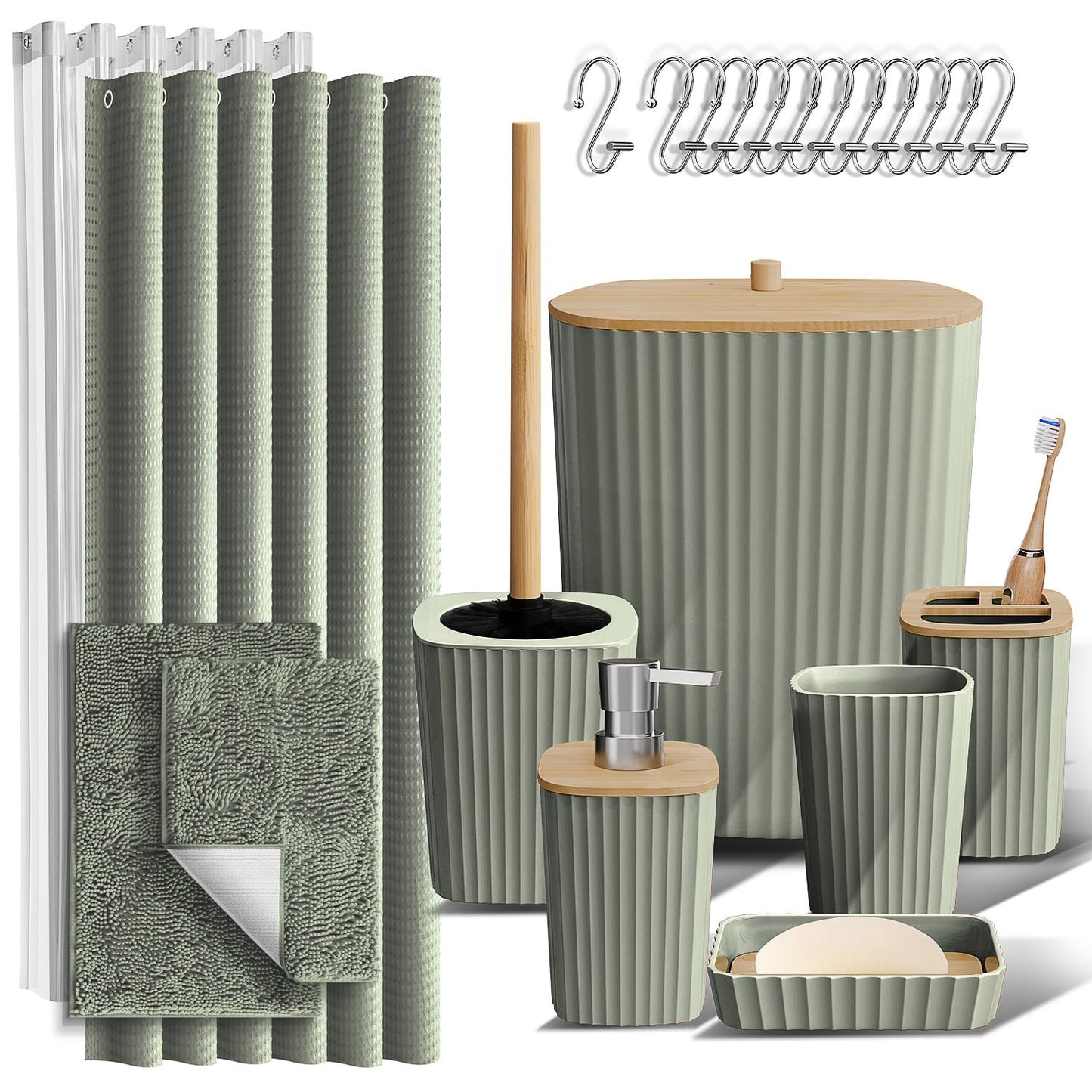 Bamboo Bathroom Sets