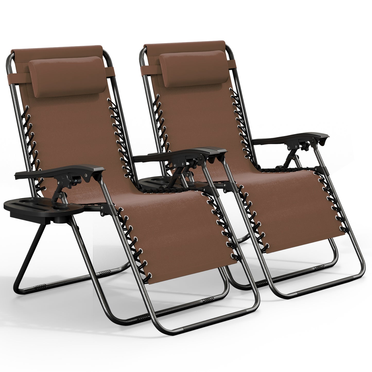 Zero Gravity Chair Outdoor Lounge Chairs with Cup Holder