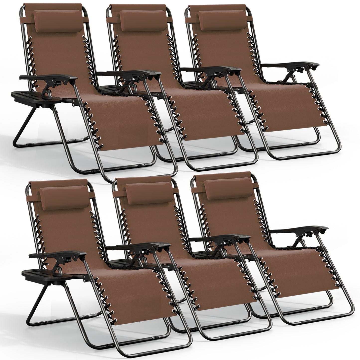 Zero Gravity Chair Outdoor Lounge Chairs with Cup Holder