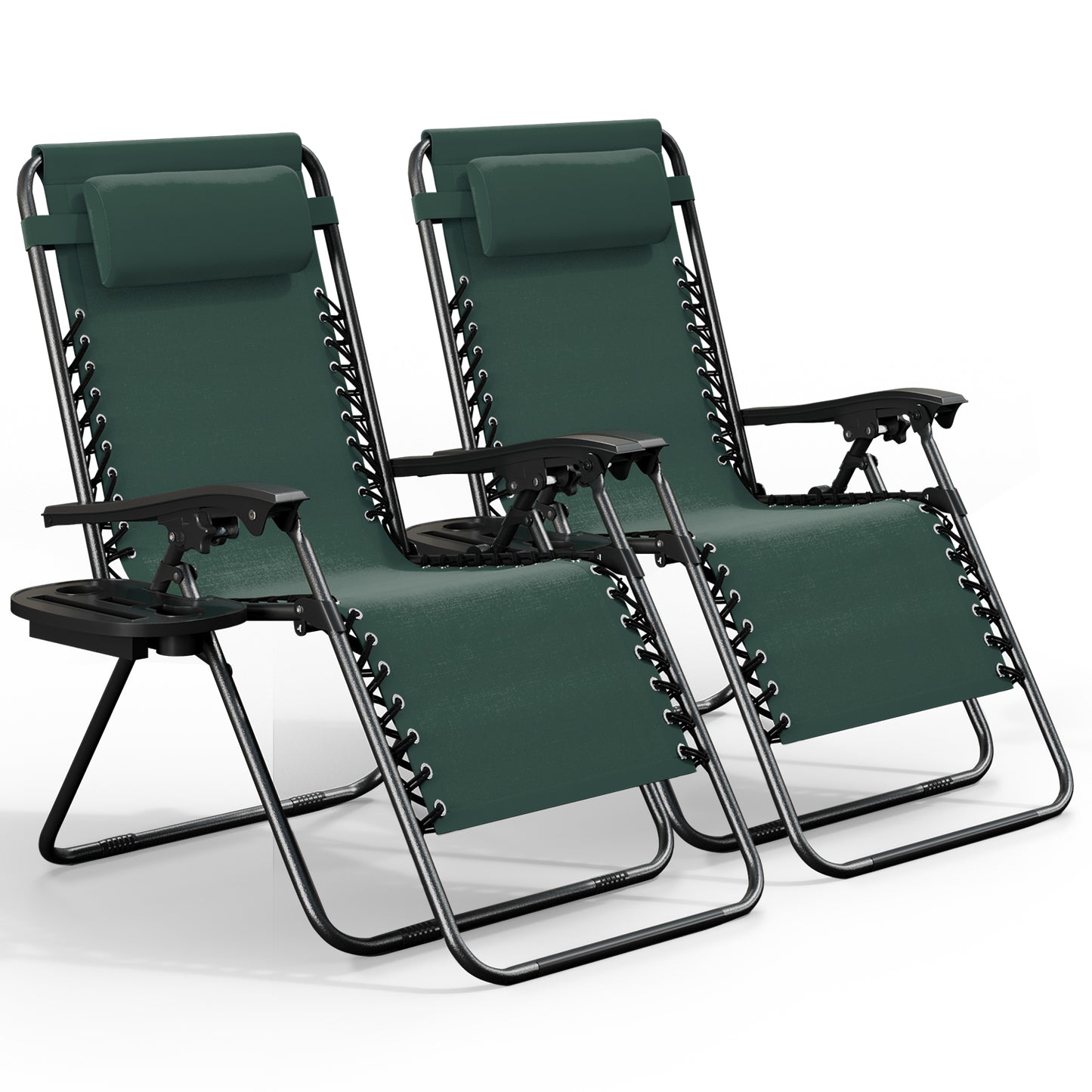 Zero Gravity Chair Outdoor Lounge Chairs with Cup Holder