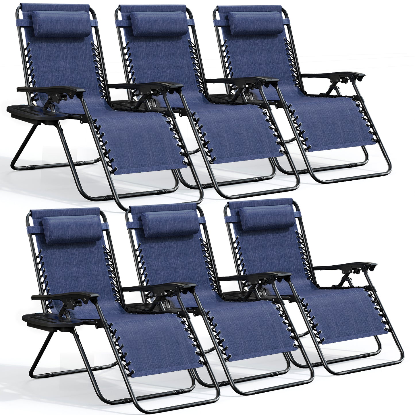 Zero Gravity Chair Outdoor Lounge Chairs with Cup Holder