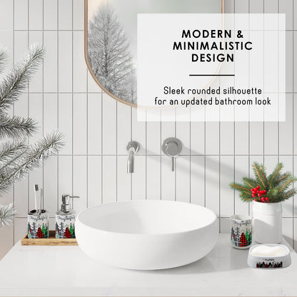 Christmas Bathroom Decor Accessories Set