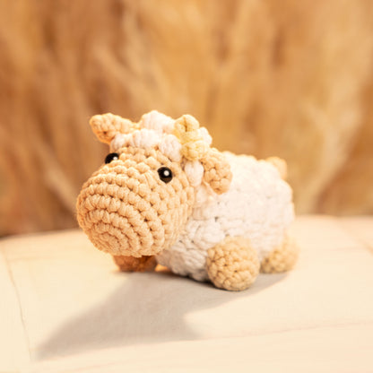 Sherri the Sheep - Farmhouse Amigurumi Crochet Kit for Beginners