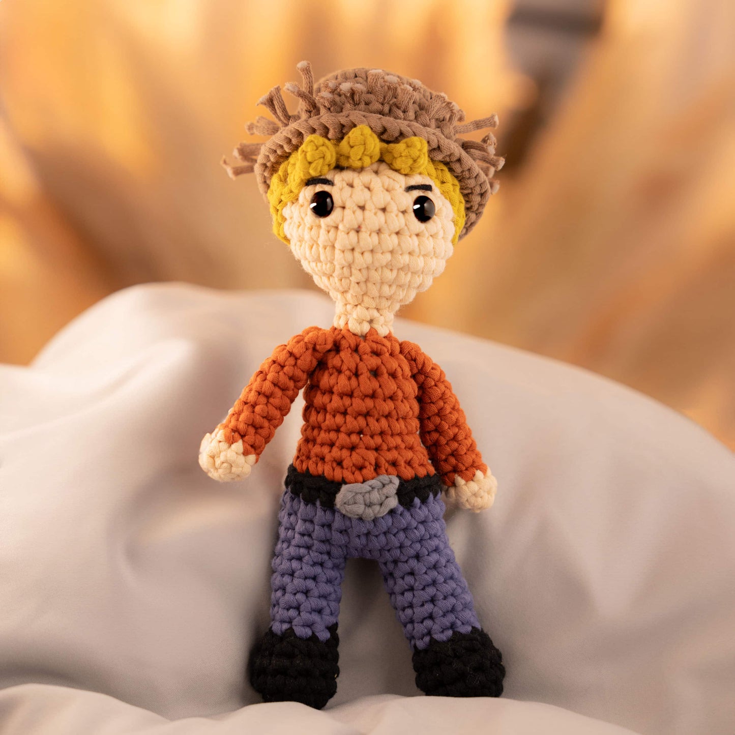 Dixon the Farmer - Farmhouse Amigurumi Crochet Kit for Beginners