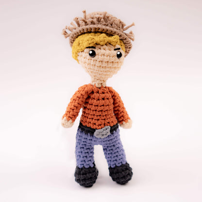 Dixon the Farmer - Farmhouse Amigurumi Crochet Kit for Beginners