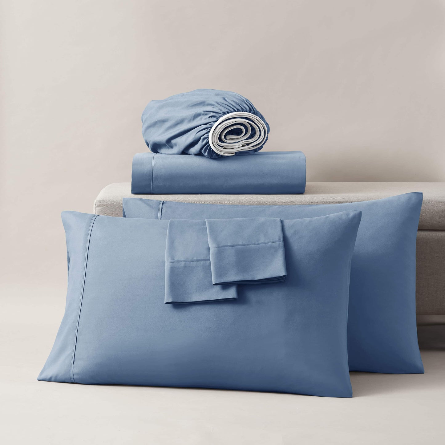 Extra Deep Pocket Microfiber Bed Sheet Set - Blue Collection