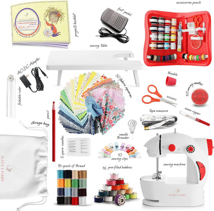 Beginners Small Sewing Machine + Kit