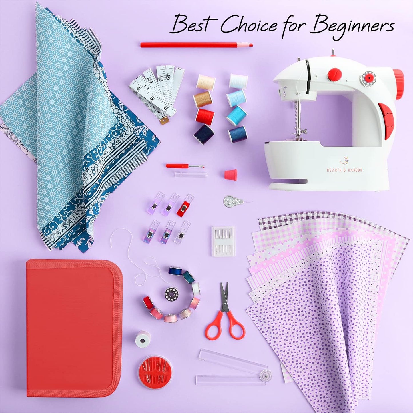 Beginners Small Sewing Machine + Kit