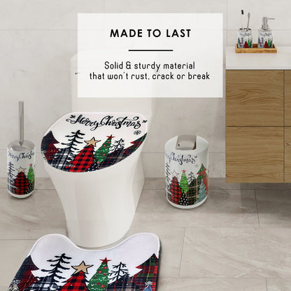 Christmas Bathroom Decor Accessories Set
