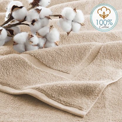 Hearth & Harbor Bath Towel Collection, 100% Cotton Luxury Soft