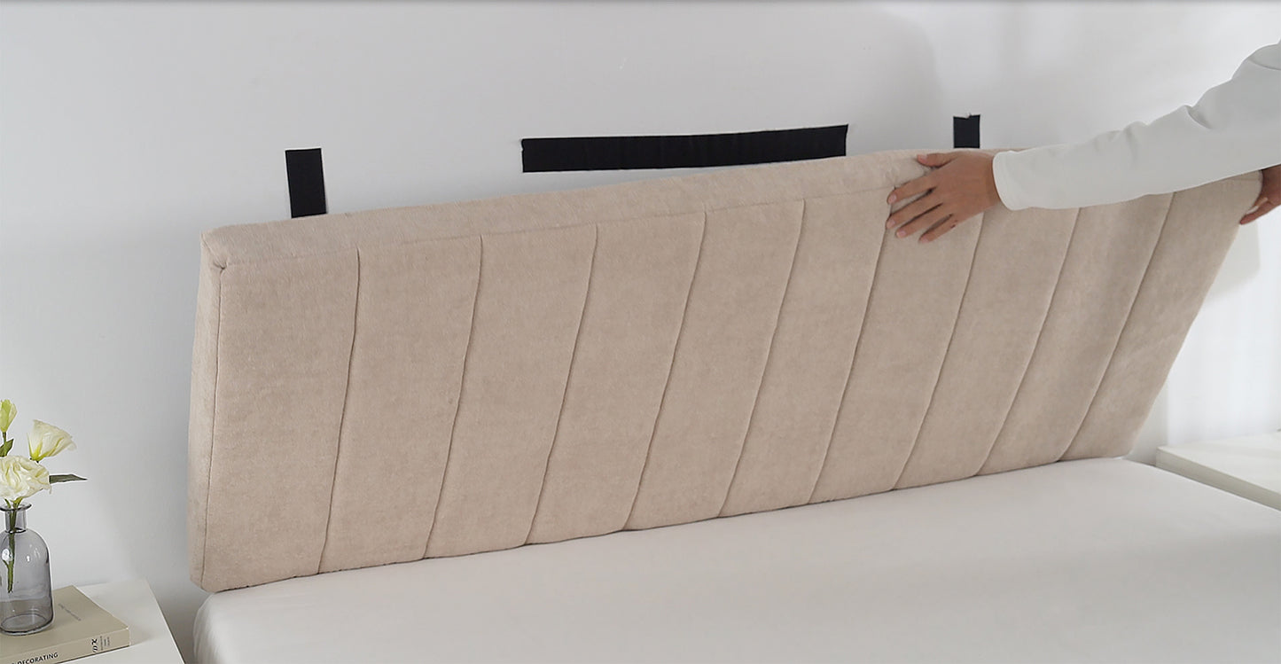 Upholstered EZ Rolled Wall Mounted Headboard