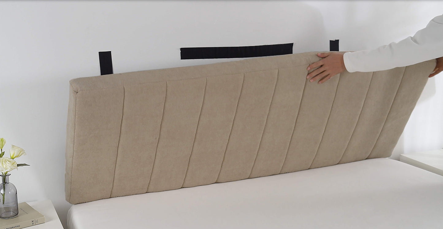 Upholstered EZ Rolled Wall Mounted Headboard