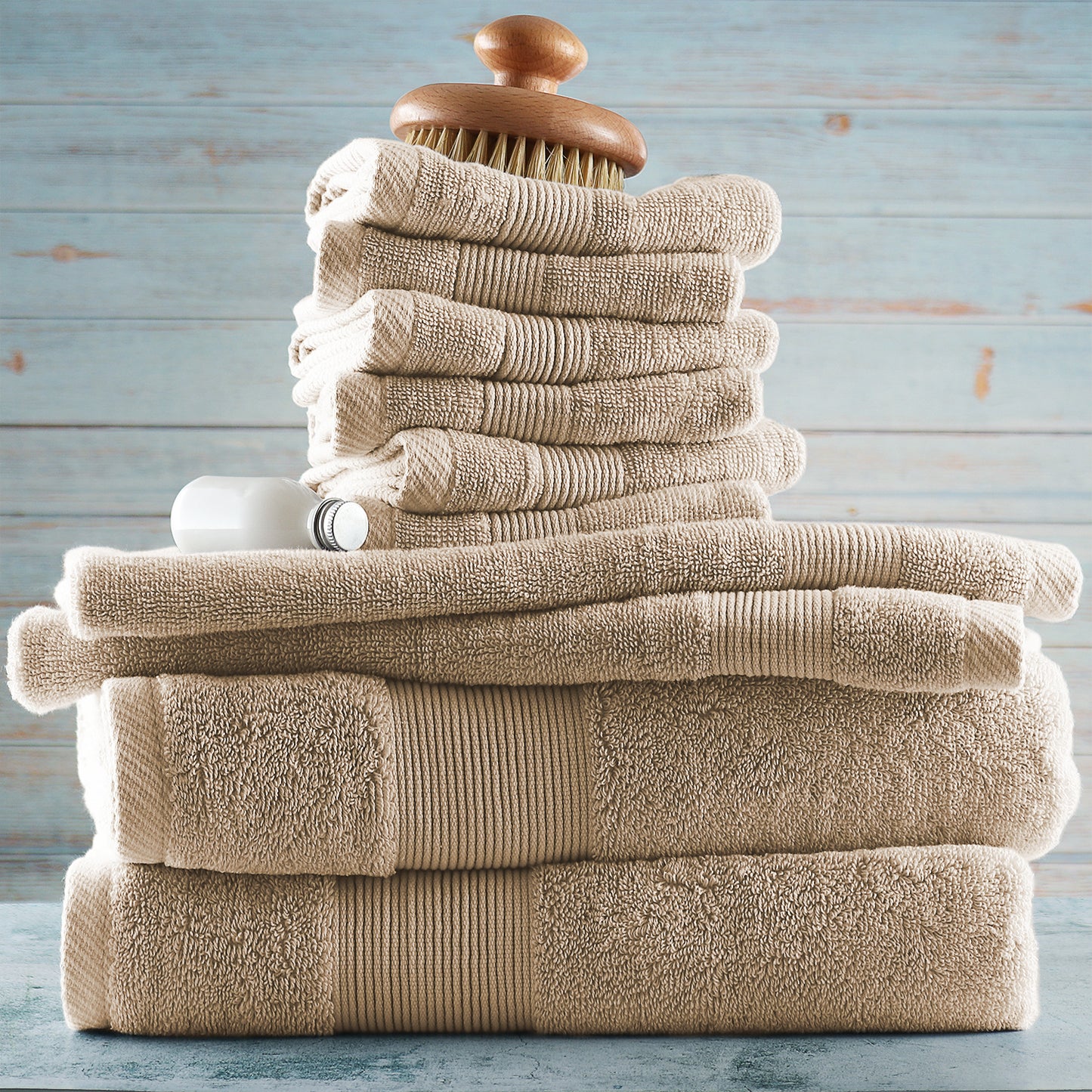 Hearth & Harbor Bath Towel Collection, 100% Cotton Luxury Soft