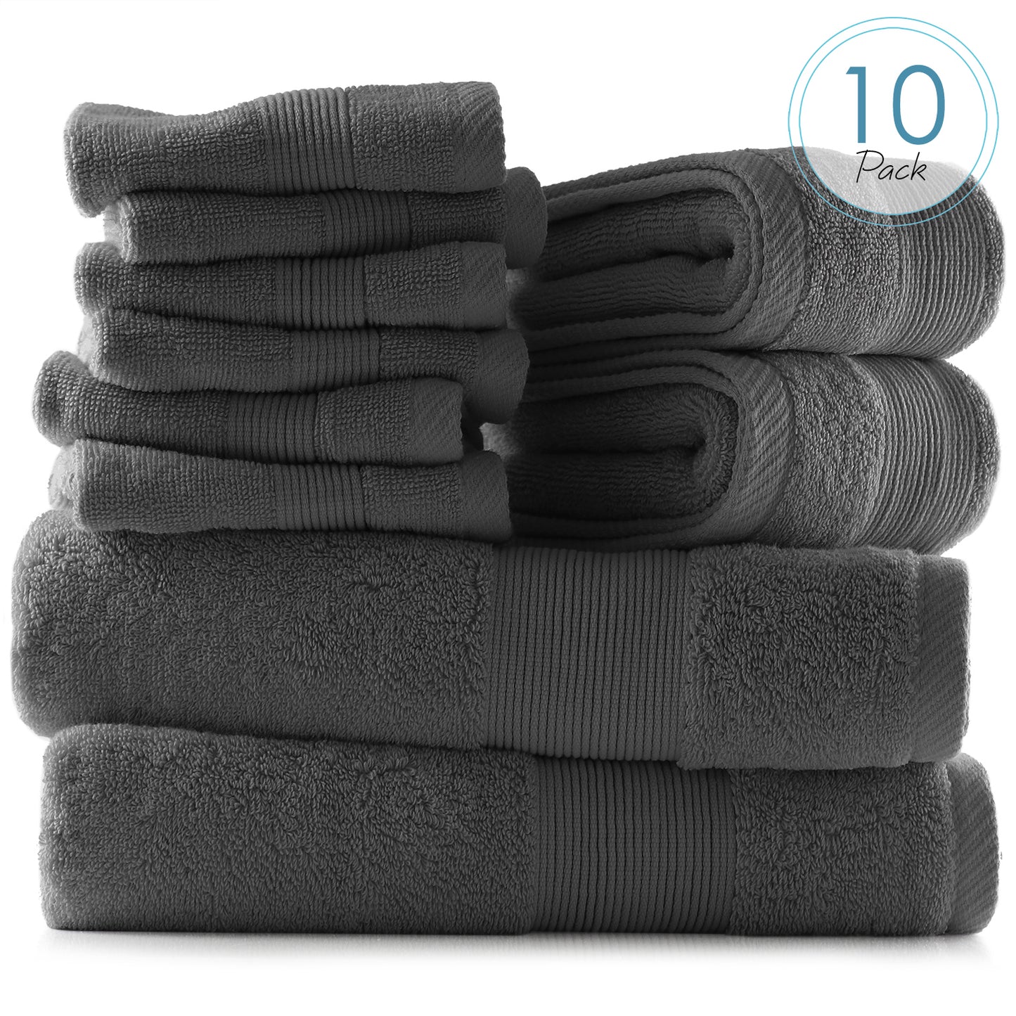 Hearth & Harbor Bath Towel Collection, 100% Cotton Luxury Soft