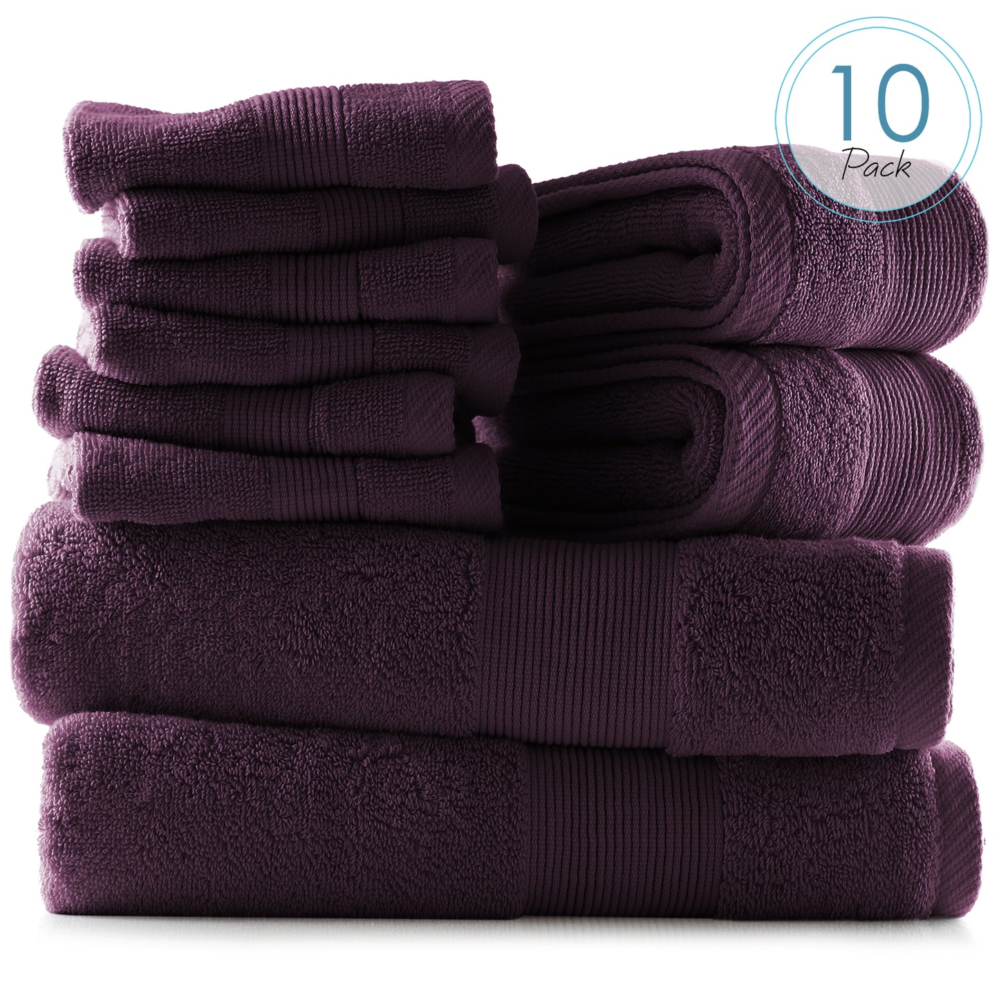 Hearth & Harbor Bath Towel Collection, 100% Cotton Luxury Soft