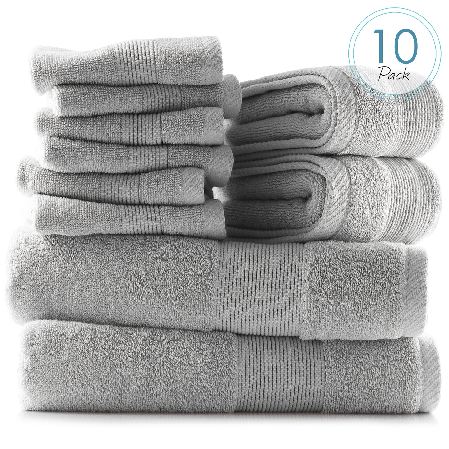 Hearth & Harbor Bath Towel Collection, 100% Cotton Luxury Soft