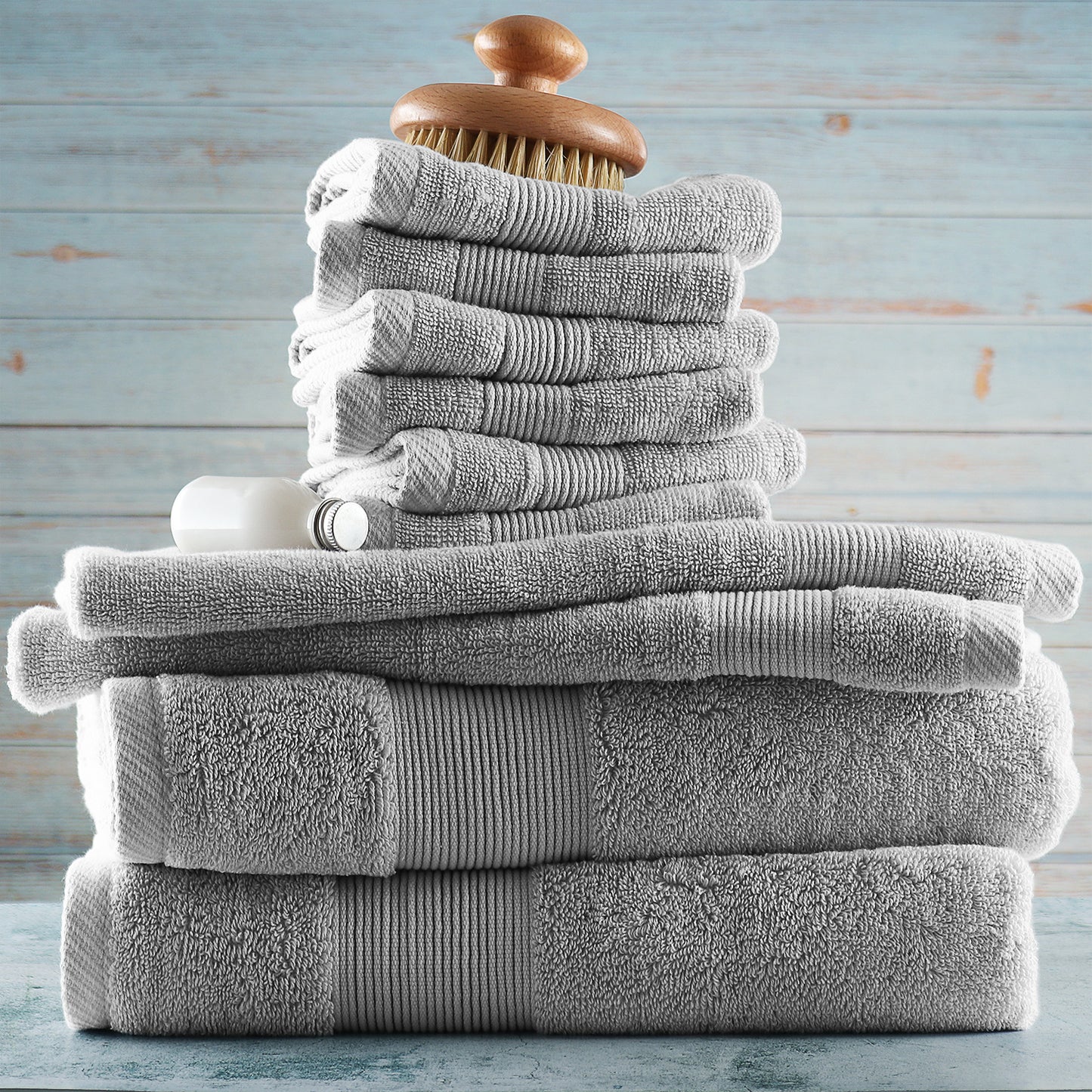 Hearth & Harbor Bath Towel Collection, 100% Cotton Luxury Soft