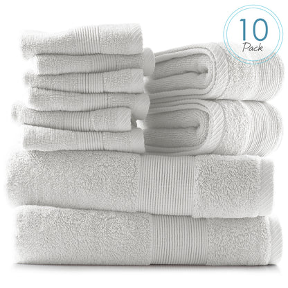 Hearth & Harbor Bath Towel Collection, 100% Cotton Luxury Soft