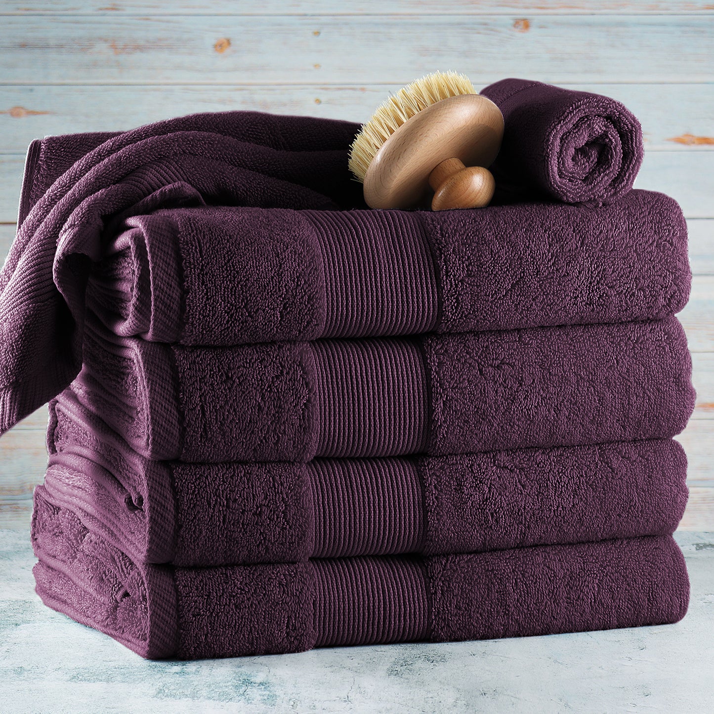 Hearth & Harbor Bath Towel Collection, 100% Cotton Luxury Soft