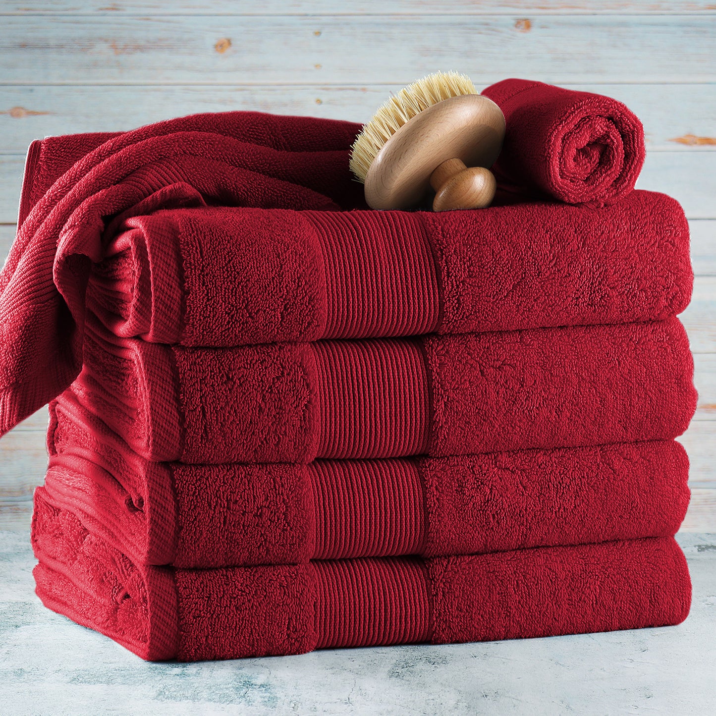 Hearth & Harbor Bath Towel Collection, 100% Cotton Luxury Soft