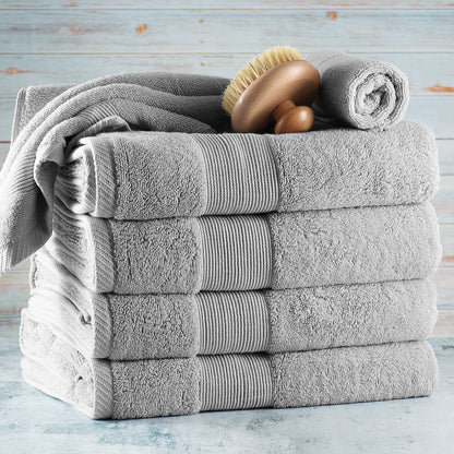 Hearth & Harbor Bath Towel Collection, 100% Cotton Luxury Soft