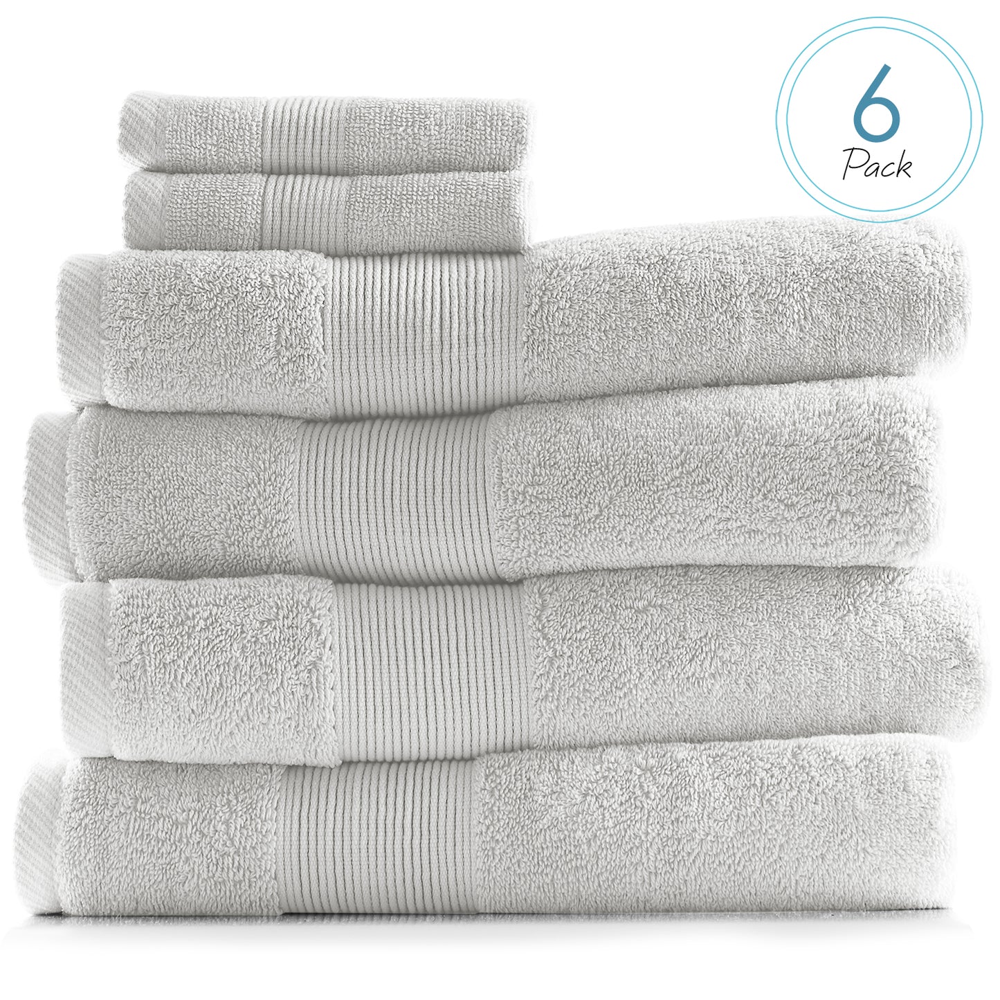 Hearth & Harbor Bath Towel Collection, 100% Cotton Luxury Soft