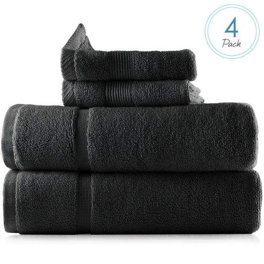 Hearth & Harbor Bath Towel Collection, 100% Cotton Luxury Soft