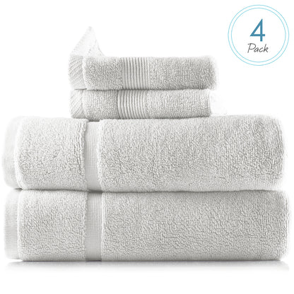 Hearth & Harbor Bath Towel Collection, 100% Cotton Luxury Soft